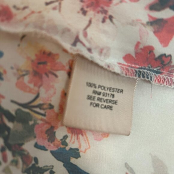 Long sleeve flowered blouse Size Small - Picture 5 of 6